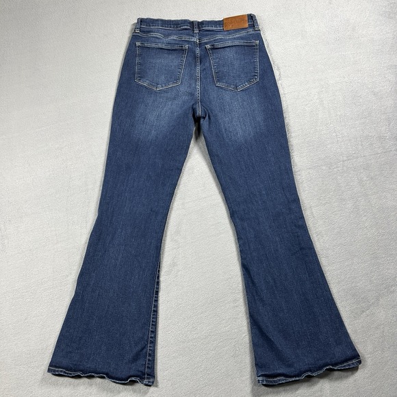 Lucky Brand Jeans Womens 30 Blue Stevie Flare High Rise Dark Wash Stretch Denim - Picture 2 of 11